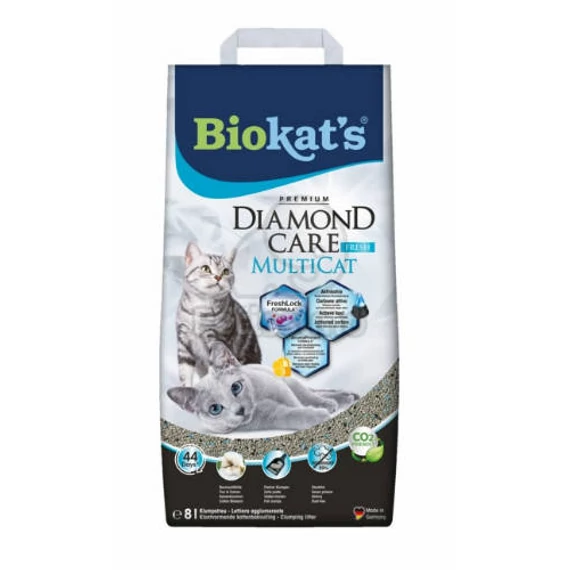 GIMCAT BIOKAT'S DIAMOND CARE MULTCAT FRESH 8L
