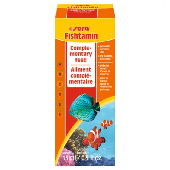 Sera Fishtamin - vitamin édes és tengervízhez (100ml)(KIZÁRÓLAG RENDELÉSRE!)