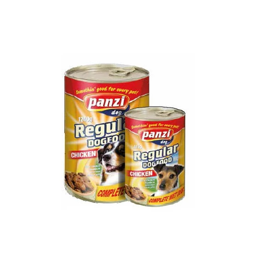 Panzi Regular konzerv - csirke - kutyáknak (1240g)