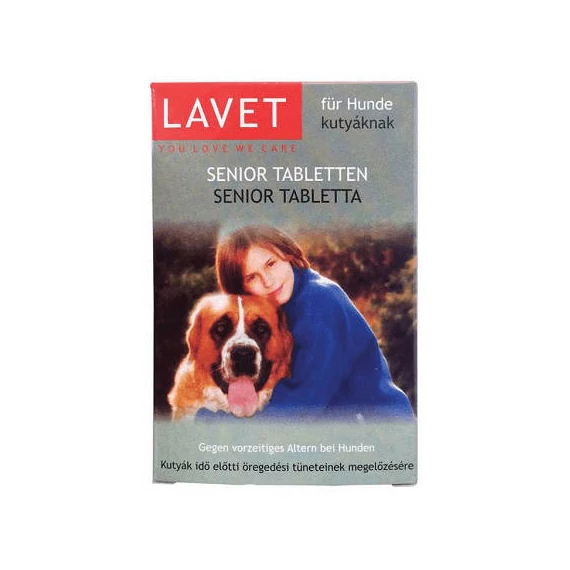 Lavet Senior Tabletten - Vitamin készítmény (Senior) kutyák részére 45g/50db tbl.