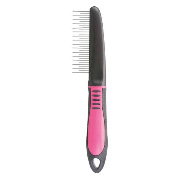 Trixie Fém tüskés fésű, műanyag nyéllel macskák részére (22cm)