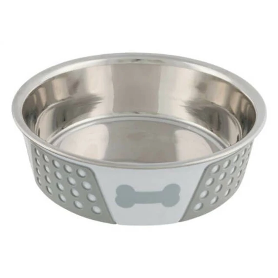 Trixie Stainless Bowl - Rozsdamentes tál, szilikon bevonattal (Ø17cm/0,75l)