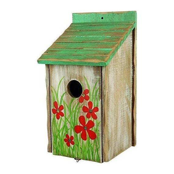 Trixie Nesting Box - fészkelő odú (natúr) vadmadarak részére (Ø3.3cm) 15X28X14cm