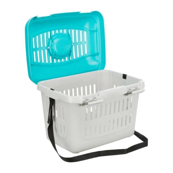 Trixie Midi-Capri Transport Box - szállító box (kék/szürke) macskák részére (44x32x33cm)