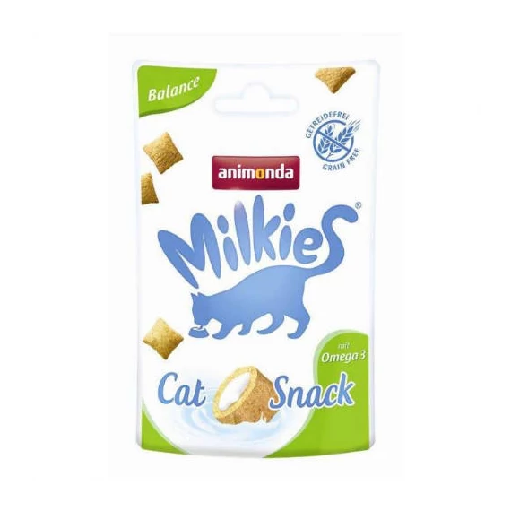 Animonda Milkies Balance (baromfi) töltött párnácska - jutalomfalat - Macskák részére (30g)