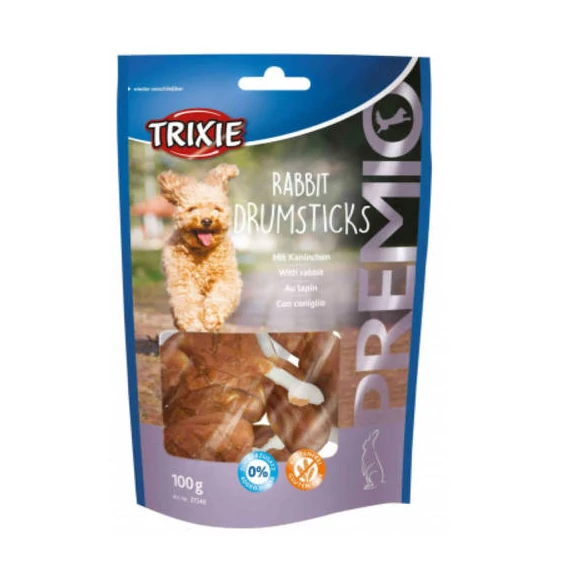 Trixie PREMIO Rabbit Drumsticks - jutalomfalat (nyúl) 8db/100g