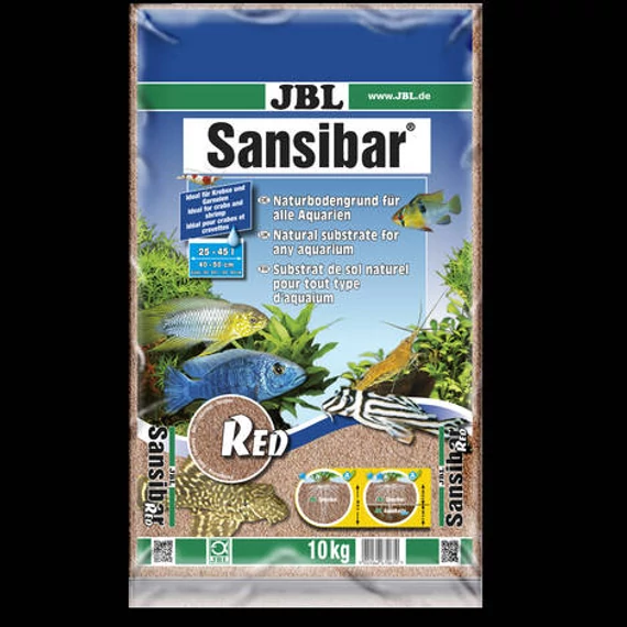 JBL Sansibar Red - talaj (piros színű, finomszemcsés) édes- és sósvízi akváriumokhoz (10kg)