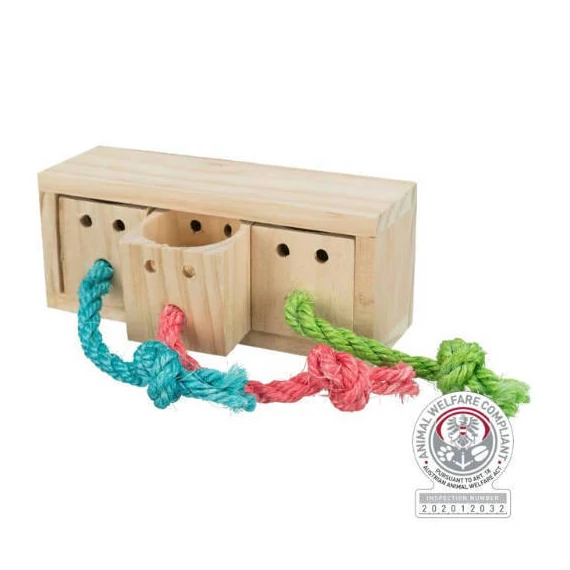 Trixie Snack Cube - Fajáték nagypapagájok részére (16x6x7cm)