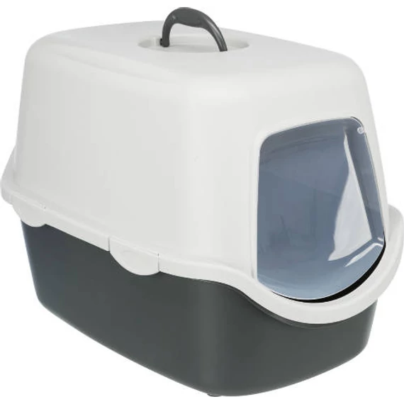 Trixie Vico Cat Litter Tray - Fedeles macska WC (szürke) 40x40x56cm