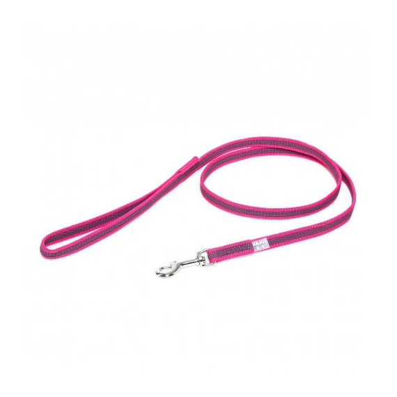 Julius K-9 Color&Gray póráz (gumis, pink-szürke) kutyák részére (14mm/1,2m)