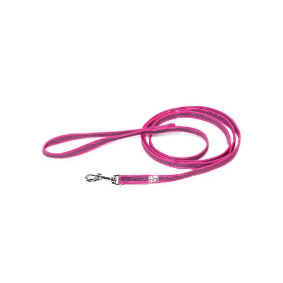 Julius K-9 Color&Gray - póráz (gumis,pink-szürke) kutyák részére (14mm/2m)