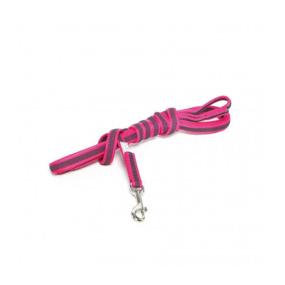 Julius K-9 Color&Gray póráz (gumis, pink-szürke) kutyák részére (14mm/3m)