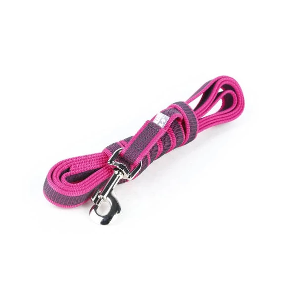 Julius K-9 Color&Gray póráz (gumis, pink-szürke) kutyák részére (20mm/3m)