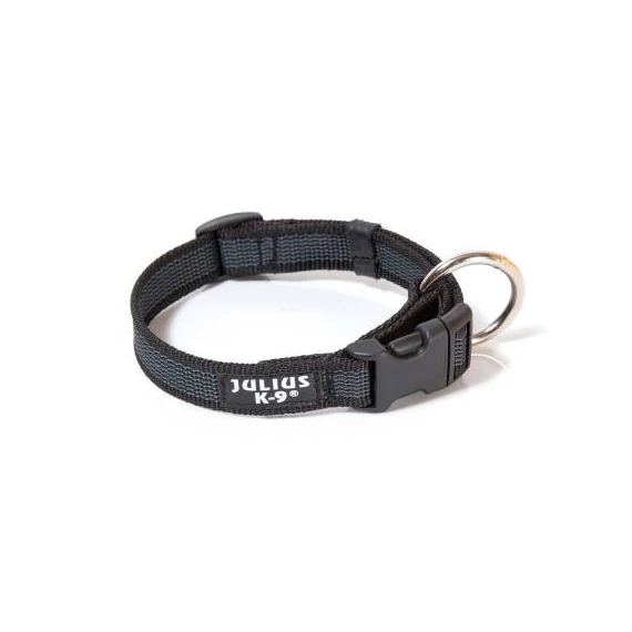 Julius K-9 Color&Gray nyakörv (20mm/27-42cm) fekete-szürke