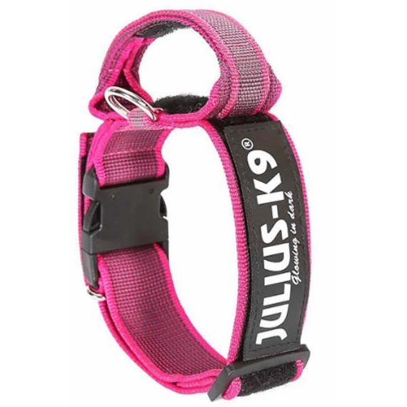 JK9 Color&Gray nyakörv bizt.zárral, 40mm, pink-szürke CSOMAGOLT