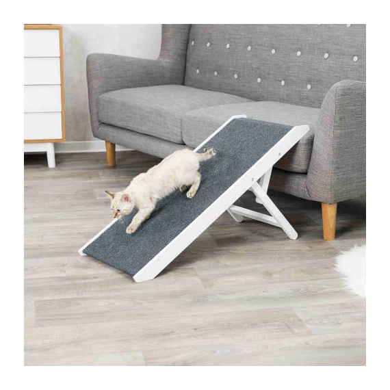Trixie Ramp - rámpa (fehér,szürke) lakásban tartott társállatok  (36x43x90cm) max:40kg