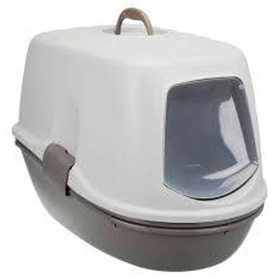 Trixie Berto Top Litter Tray - fedeles macska wc szett (tópszín) macskák részére (39x42x59cm)
