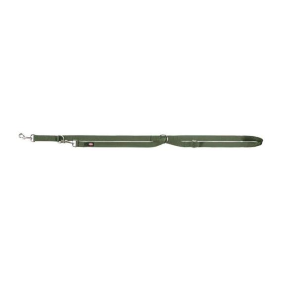 KT24: Trixie prémium állítható póráz - sötétzöld - (XS) 2m/10mm