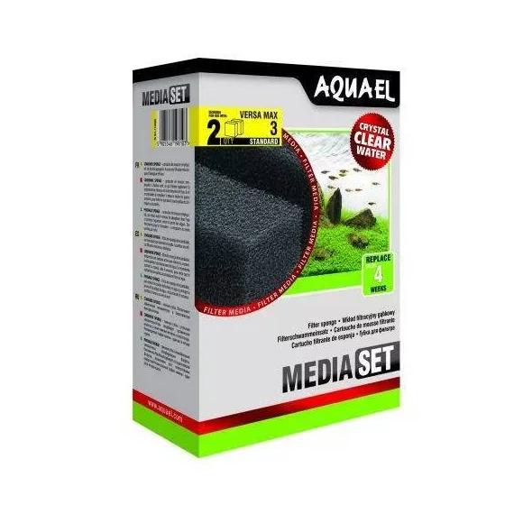 AquaEl Media Set Versa Max 3 Standard - cserélhető szivacsbetét (2db)