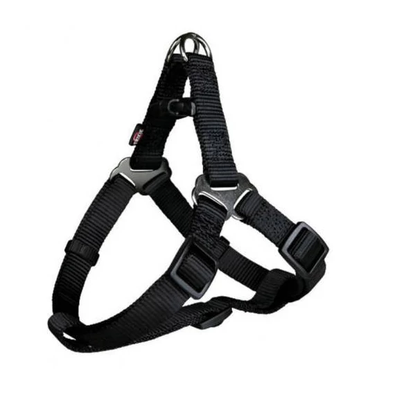 Trixie Premium One Touch hám - fekete (XS-S) 30-40cm/10mm