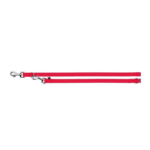 KT24: Trixie Classic Adjustable - állítható póráz - piros (XS) 2m/10mm