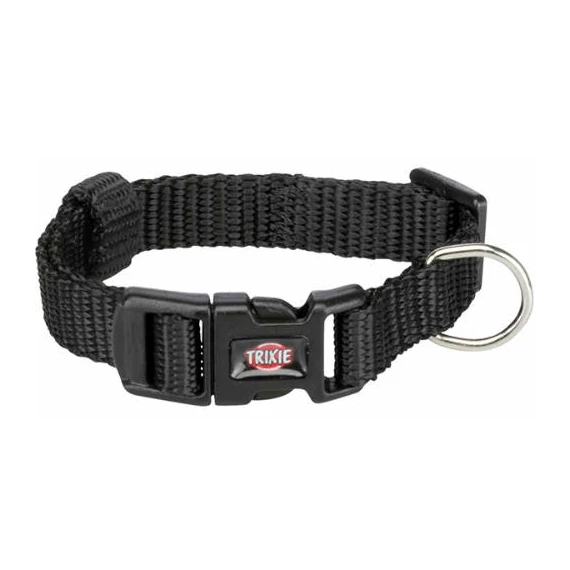 Trixie Premium nyakörv - fekete (XS-S) 22-35cm/10mm