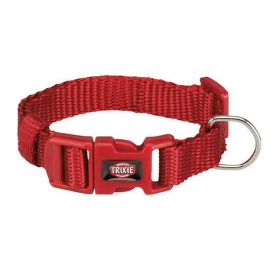 Trixie Premium nyakörv - piros (XS-S) 22-35cm/10mm