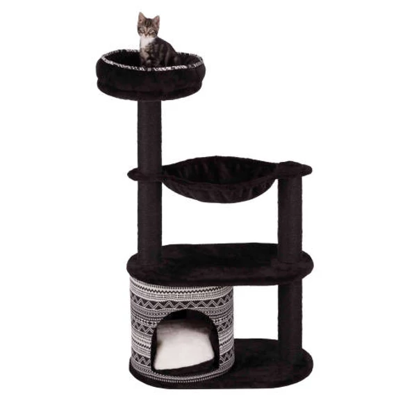 KT25. Trixie Giada Scratching Post - kaparófa (fekete/fehér) macskák részére (112cm)