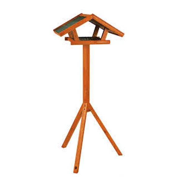 KT25. Trixie natura Bird Feeder with Stand - vadmadár etető (barna) állványos 46x22x44 cm/1,15m