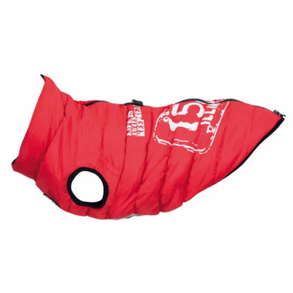 KT25.Trixie Saint-Malo Dog Coat with Harness - mellény hámmal (piros) kutyák részére (M) 45cm