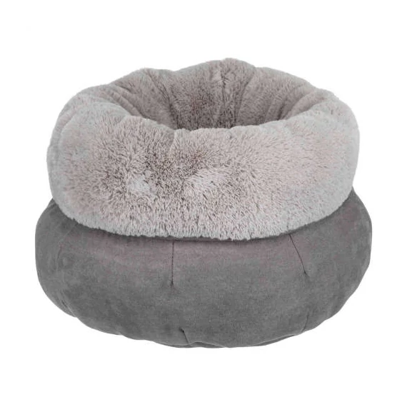 KT24:Trixie Elsie Bed - kerek, peremes fekhely (szürke/világos szürke) kutyák részére (Ø45cm)