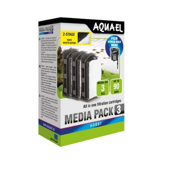 AquaEl Media Pack 3 Standard FZN - Pótszivacs (3db)