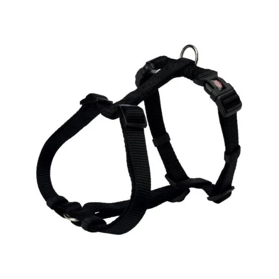 Trixie Premium H- hám - fekete (L-XL) 75-120cm/25mm