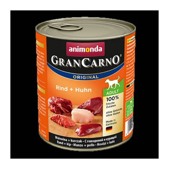 Animonda GranCarno Adult (marha,csirke) konzerv - Felnőtt kutyák részére (800g)