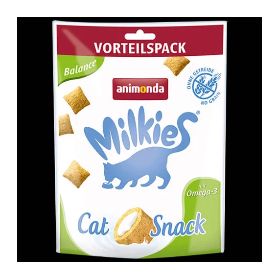Animonda Milkies Balance (baromfi) töltött párnácska - jutalomfalat - Macskák részére (120g)