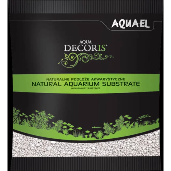 AquaEl Decoris White - Akvárium dekorkavics (fehér) 2-3mm (1kg)
