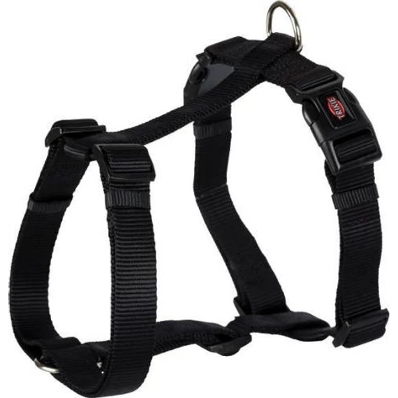 Trixie Premium H- hám - fekete (L) 60-87cm/25mm