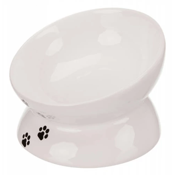 trixie 24798 kerámia tál, 0,25l, 13cm, fehér