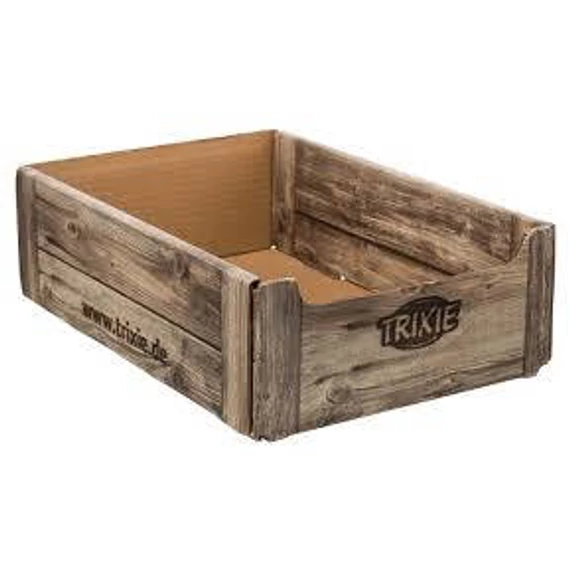 Trixie Display Box Wooden Crate - bemutató karton (fa mintával) 24,5x10x34,5cm