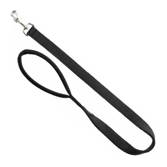Trixie Premium póráz - fekete (M-L) 1,8m/20mm