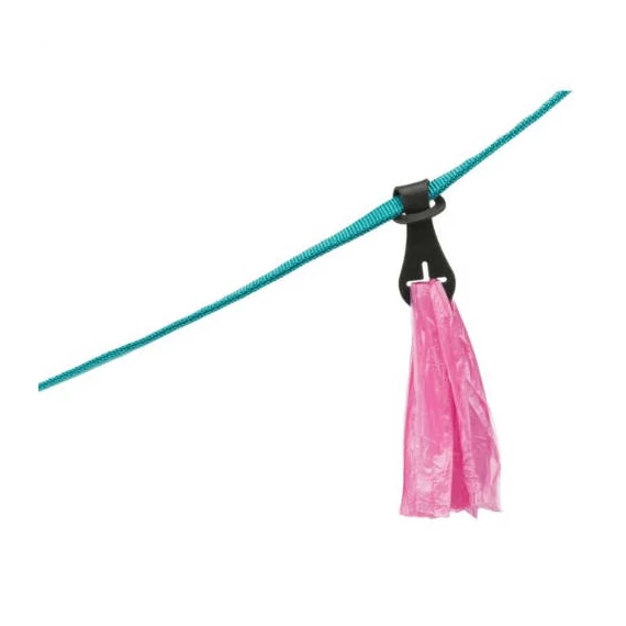 Trixie Universal Dirt Bag/Toy Holder - tartó (fekete) pórázra (14x4cm)