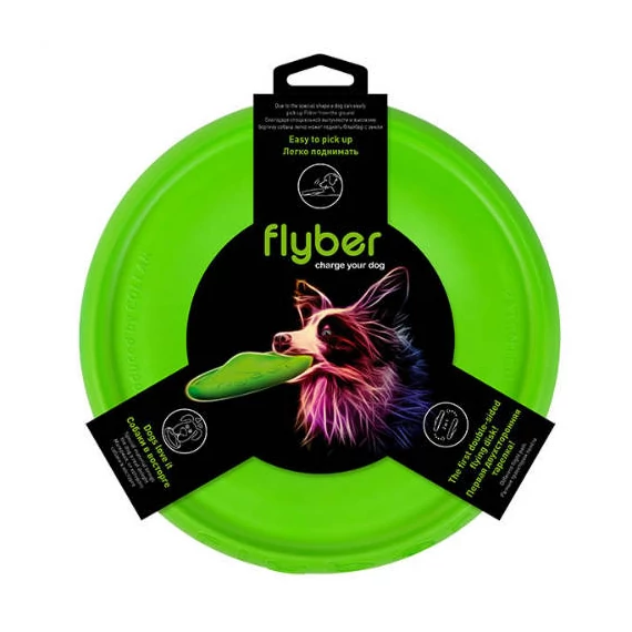 Frizbi FLYBER, 22cm, lime