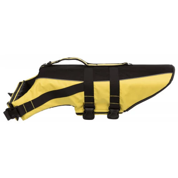 Trixie Life Vest - mentőmellény - sárga/fekete (M) 45-72cm / 30kg