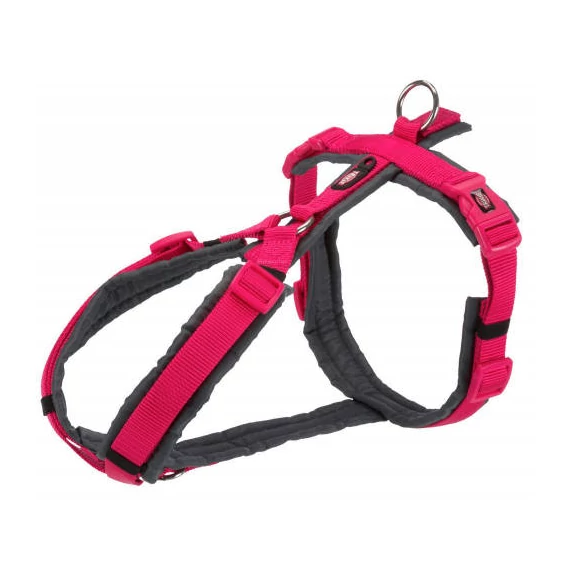 Trixie Trekking - túrahám - fukszi/grafitszürke (S) 36-44cm/15mm