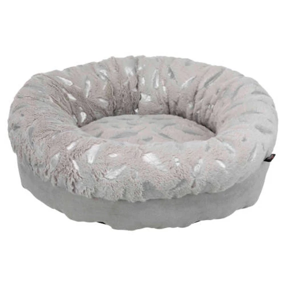KT24:Trixie Feather Bed - derék alj (ezüst/szürke) kutyák részére (Ø50cm)