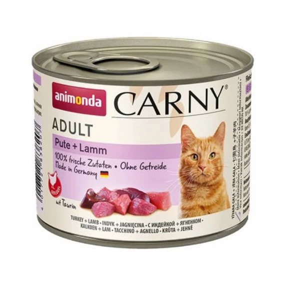 Animonda Carny Adult (pulyka,bárány) konzerv - Felnőtt macskák részére (200g)