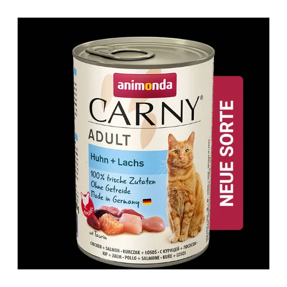 Animonda Carny Adult (csirke,lazac) konzerv - Felnőtt macskák részére (400g)