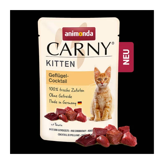 Animonda Carny Kitten (baromfi-koktél) alutasakos - Kölyök macskák részére (85g)