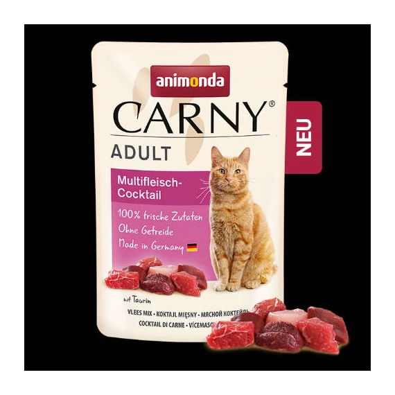 Animonda Carny Adult (multihús-koktél) alutasakos - Felnőtt macskák részére (85g)