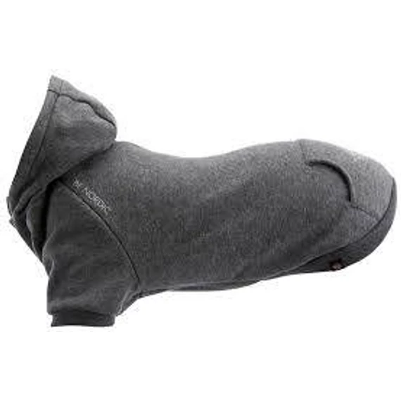 KT25.Trixie BE NORDIC Hoodie Pullover - kapucnis pulóver (szürke) kutyák részére (XXS) 24cm